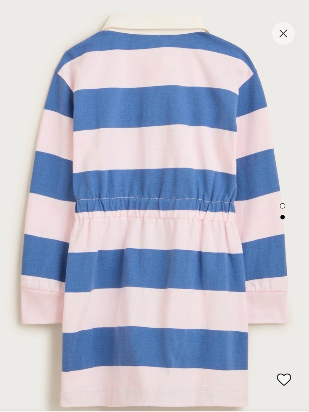 Crewcuts Pink & Blue Striped Rugby Dress - Picture 2 of 4